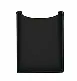 HERMA Heftbox A4 Schulranzen oben offen, 34,5 x 26 x 7 cm, Kunststoff Schulheftbox in schwarz für Schnellhefter, Bücher, Schulhefte, Blöcke & Unterlagen, stabile Kinder Heftmappe für den Rucksack