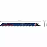 Bosch 10x EXPERT Aerated Concrete S1141HM Säbelsägeblatt (für Porenbeton, Länge 225 mm, Professional Zubehör Säbelsäge)