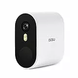 AOSU 3K 5MP Ersatz Überwachungskamera Außen für Homebase (Funktioniert nur wenn mit Homebase verbunden, Kamera selbst kann Nicht mit Internet verbinden) 240 Tage Akku betrieben PIR Bewegungserkennung