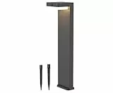 G + L Leuchten und mehr Solar Standleuchten mit Bewegungsmelder, IP65 Wasserdicht Wegeleuchten 2200mAh Akku, Solarlampen Außen für Außen, Hinterhof, Garten, Rasen Beleuchtung