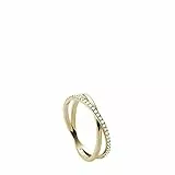 Fossil Ring Für Frauen Vintage Iconic, Höhe: 5,4mm Gold-Edelstahl-Ring, JF03752710