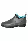 Gardena Gummistiefel kurz für Damen & Herren in den Größen 36-46 I Unisex-Regenstiefel im Low-Cut-Design I Gummischuhe für Damen & Herren I Wasserfest, rutschfest & gefüttert I in Grün oder Schwarz