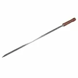 MOESTA-BBQ 10212 Grillspieß für Churrasco-Set - Edelstahl mit Holzgriff - 85cm x 10mm - Kugelgrill Mangal Brat-Spieß