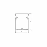 Hager LF6006009016 Kabelkanal (L x B x H) 2000 x 57 x 60mm 2m Weiß
