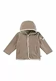 Sterntaler Babyjacke zum Wenden mit Pünktchen - mit Kapuze und Druckknöpfen - Wendeseite einfarbig mit seitlichen Eingrifftaschen - Unisex Sommerjacke für Baby und Kleinkind, Sand, Größe 68