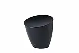 Mepal - Küchenabfalleimer Calypso - Kleiner Mülleimer mit Deckel - Komposteimer Küche - Ideal für die Küchenorganisation - Küchenhelfer & Spülmaschinenfest - 2200 ml - Nordic black