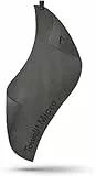 STRYVE Mikrofaser-Sporthandtuch – Das Original aus DHDL – Towell+ Micro – Iron Grey – 105 x 42,5 cm – Tasche & Rutschschutz – Kompakt, Leicht & Saugfähig – Ideales Handtuch fürs Gym & Reisen