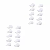 Toyvian 20 Stück Trucker Bastelzubehör Kappe Dekorativ Herstellung Kind Casquette Malerei Karneval Eltern-Kind Kinder Unvollendet Für Bemalte Hüte Outdoor Polyester Weiß Jugendhut Ostern