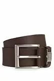 BOSS Herren Gürtel, -202 Dark Brown, 105