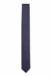 HUGO Herren Tie cm 6 Krawatte aus Seide mit Jacquard-Web-Dessin Dunkelblau Stck