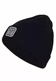 ELKLINE Kinder Strickmütze Earwig | weiche warme Beanie Herbst Winter Mütze Doppellagig für Jungen und Mädchen 8031052, Farbe:navy