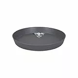elho Loft Urban Untersetzer Rund 24 - Untersetzer für Außen & Zubehör - Ø 24.4 x H 3.4 cm - Schwarz/Anthrazit