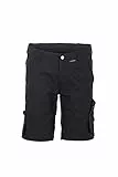 Planam 6450052 Norit Herren Shorts, Schwarz/Schwarz, Größe L