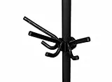WENKO Dreierhaken Herkules 2er Set, Kleiderhaken passend zum Teleskop-System, aus stabilem Kunststoff mit jeweils 3 Aufhängern ideal für Hüte, Schals oder Jacken, (BxHxT): 29 x 12,5 x 15 cm, Schwarz