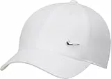 Nike Unisex Df Club Baseballkappe, White/Metallic Silver, L-XL