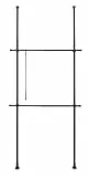 WENKO Teleskop-Garderobensystem Herkules Basic Schwarz