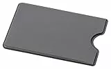 BE-HOLD 2 Stück RFID-Blocker-Scheckkartenhüllen – Hart-PVC Schutzhüllen für Sicherheit gegen Datendiebstahl – NFC Kartenhülle für Kreditkarten, EC-Karten, Bankkarten mit Daumenloch – TÜV-geprüft