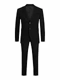 JACK & JONES Herren Jprfranco Suit Noos Business Anzug Hosen Set, Schwarz, 50 EU