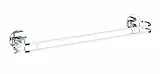 WENKO 21777100 Turbo-Loc Handtuchstange - Befestigen ohne Bohren, Edelstahl rostfrei, 52 x 7,5 x 8,5 cm, glänzend