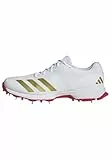 adidas Herren SL22 Cricket-Schuhe, FTWR White/Gold met./Pure Ruby, 40 2/3 EU