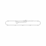 THOMAS SABO Damen Fußkette klassisch 925 Sterlingsilber AK0031-001-21-L27v