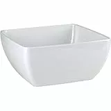 APS 83408 Schale PURE, 25 x 25 cm, Höhe 12 cm, Melamin, weiß