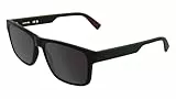 Lacoste Men's Sunglasses L6076S - Matte Black with Solid Grey Lens