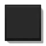 BSEEDLIFE Lichtschalter Unterputz 1 Fach 1 Weg，80 * 80mm Modern Wandschalter mit PC Rahmen, Taste Schalter mit Kabelklemmen & Krallen, Einfache Montage，Lichtschalter Schwarz
