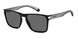 POLAROID Brille PLD 2139/S Größe 56-18 mm Matte Schwarz Grau polarisiert