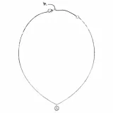 GUESS Halskette 4G Crush JUBN04162JWRHT-U Edelstahl, Silber, Kein Edelstein