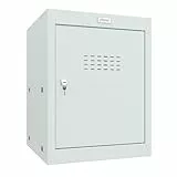 Phoenix CL0544GGK Würfel Schließfach Mittel 1 lichtgrau m. Schlüssel-Schloss (B x H x T) 400 x 52