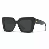 Hanukeii Unisex Bora Sonnenbrille, Schwarz, One Size