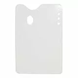 ARTWAY - Mischpalette - rechteckig & flach - groß - 350 x 235 mm (14 x 9), Flat, Weiß, 1 Stück