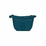 FUCHS & REBELL® Crossbody Tasche Luca - Durchdacht & Nachhaltig – 3-Punkt-Gurt-System für mehr Stabilität, robuste Magnetschnallen, viele Fächer & Flexibles Volumen (4,5-8L) (Petrol Blau)