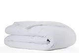 Todocama Steppdecke, Bettdecke aus Faser 3002, milbendicht, Herbst-Winter, 300 g/m², Weiß (alle Größen erhältlich) (Kinderbett 60/70-80 x 160 cm)