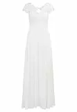 Kraimod Damen Abendkleid Aus Hochwertigem Material In Femininem Stil Special Occasion Dress, Weiß, 42 EU