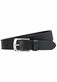 camel active Herren Gürtel aus Leder Schwarz, menswear-L