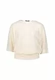 zero Damen Sweatshirt mit Strukturmuster 36, Eggnog