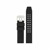 Luminox Uhrenarmband FPX.3050.20Q.2.K - 23mm Schwarzes Ersatzarmband aus Gummi mit Edelstahl Dornschließe für 0150 3050 3060 3080 3150 3160 3180