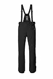 killtec Herren Skihose mit abzippbarem Latz, Kantenschutz und Schneefang KSW 467 MN SKI PNTS, schwarz, L, 43581-000