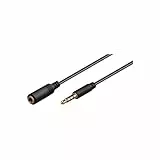 Goobay 62478 AUX Verlängerungskabel – Audiokabel – Verbindungskabel – Klinkenkabel – Klinke 3,5mm Stecker (4-Pin, Stereo)  Buchse 3,5 mm Stecker (4-Pin, Stereo)
