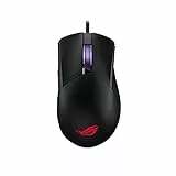 ASUS ROG Gladius III asymmetrische FPS-Gaming-Maus (19.000 DPI-Sensor (bis zu 26.000 DPI skalierbar), Push-Fit-Schaltersockel II, Zero-Click-Latenz, ROG-Paracord-Kabel, Aura Sync), Schwarz