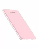 Charmast Power Bank, Ultra Slim Powerbank 26800mAh mit 4 Ausgängen & 3 Eingänge, USB C In & Out Externe Handyakkus Kompatibel mit iPhone 17/16/15/14/13/12 Pro Max Plus iPad Samsung Tablet (Rosa)