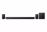 Samsung HW-Q995GF Q-Series 11.1.4-Kanal-Soundbar für Fernseher, Kabelloser 8'-Dual-Subwoofer, 4.0.2-Kanal-Rücklautsprecher, Kabelloses Dolby Atmos und DTS:X, SpaceFit Sound Pro, Q-Symphony