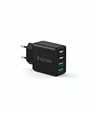 Tupneuf 60W USB C Ladegerät 4-Port, 30W PD Fast Charger Mehrfach USB C Netzteil Schnellladegerät für iPhone 17 16 15 14 Pro Max, iPad, Samsung S25, Kompakt Ladeadapter Stecker