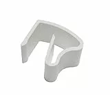GARDINIA Universal Klemmhalter für Aluminium-Jalousien, Klemmträger, Montage ohne Schrauben und Bohren, Kunststoff, Weiß, 6 Stück