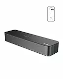 ULTIMEA 2.1 Soundbar für TV Geräte mit integriertem Subwoofer, APP-Steuerung, 132W All-in-One PC Soundbar für Gaming, TV Lautsprecher mit Verstellbarem Bass, Bluetooth 5.4, Opt/AUX, Poseidon M20 Pro
