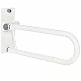 RIDDER Assistent A0130101 WC Aufstehbügel, Haltegriffe, klappbar, ca. 55,5 cm, weiß