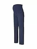 ESPRIT Maternity Damen Pants Woven Over The Belly Straight Hose, Dark Blue-405, 34/32