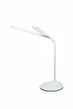 LEDVANCE LED Schreibtisch-Leuchte, Leuchte für Innenanwendungen, Warmweiß, Dimmbar per Touch-Schalter, Panan Disc Double